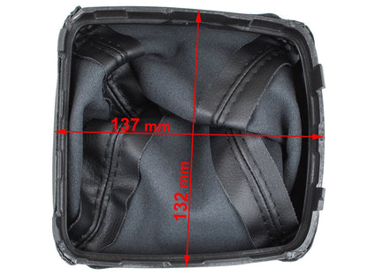 Ford Mondeo IV 07-15 gear lever protective gaiter BLACK + frame