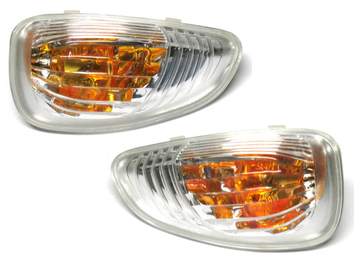 Renault Master 2010- YELLOW turn signal for WHITE BULB in mirror left + right 2 pcs. SET