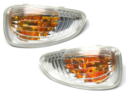 Renault Master 2010- YELLOW turn signal for WHITE BULB in mirror left + right 2 pcs. SET