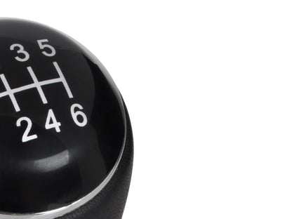VW Passat B6 06-11 gear knob BLACK LEATHER 6 SPEED
