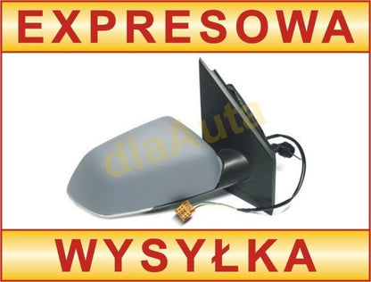 VW Polo 9N3 05-09 manual wing mirror TO BE PAINTED right