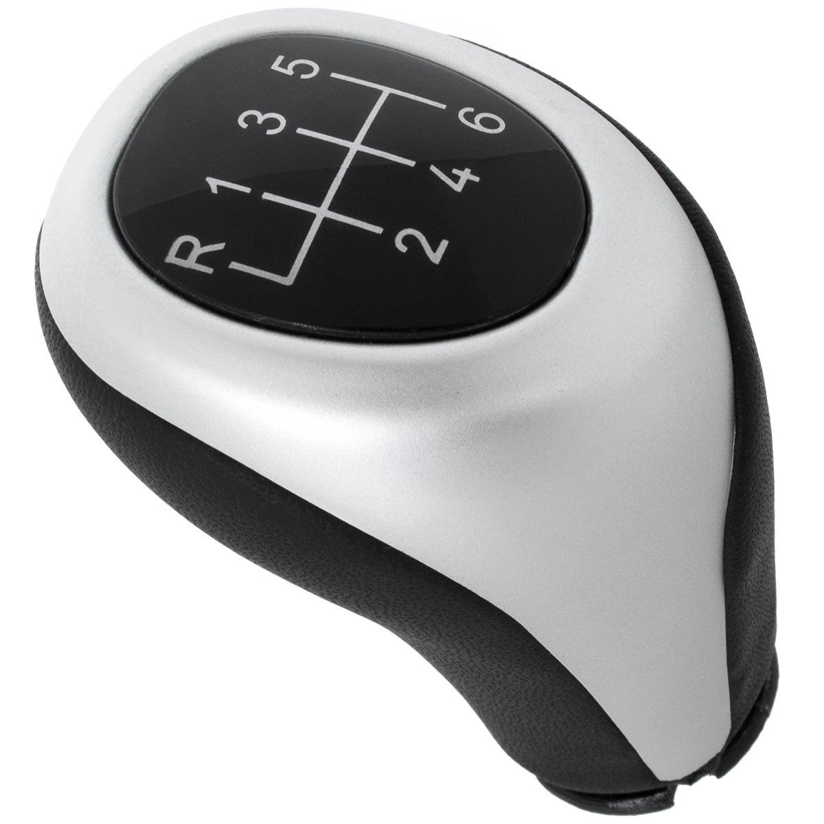 BMW 4 F32 F33 F36 13-17 gear knob BLACK / SILVER 6-SPEED
