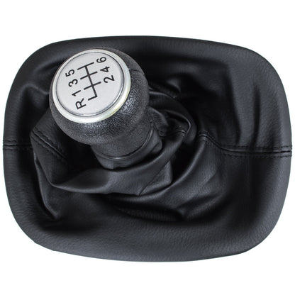 VW Passat B5 96-00 gear knob SILVER + gaiter with frame 6 SPEEDS