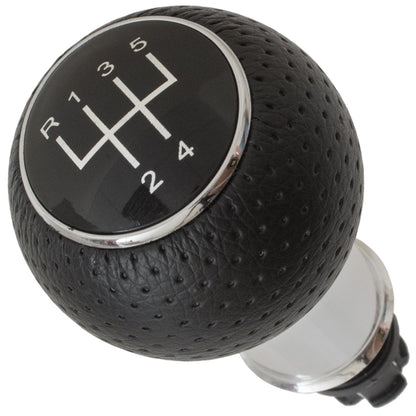 Audi A3 8L 96-03 gear knob BLACK + CHROME 5 GEARS