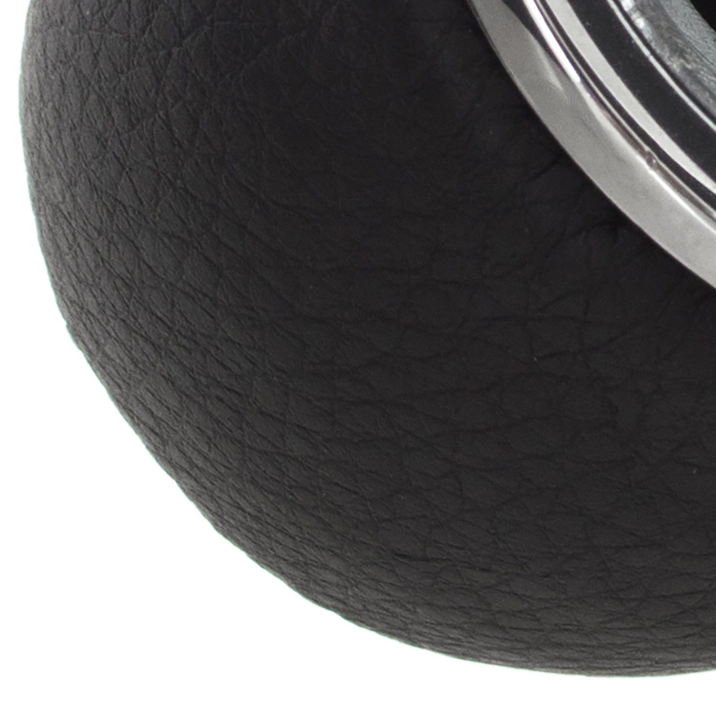 Alfa Romeo Mito 2008 - Gear knob BLACK ECO-LEATHER + CHROME 6 SPEEDS