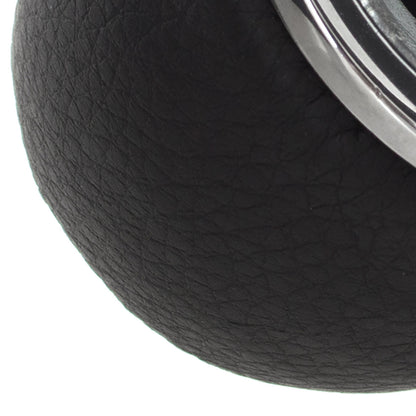 Alfa Romeo Mito 2008 - Gear knob BLACK ECO-LEATHER + CHROME 6 SPEEDS