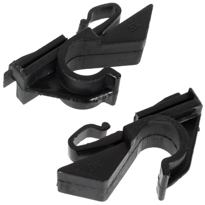 Fiat Punto EVO 09-12 uchwyt wspornik półki tylnej lewy + prawy 2 szt. KPL