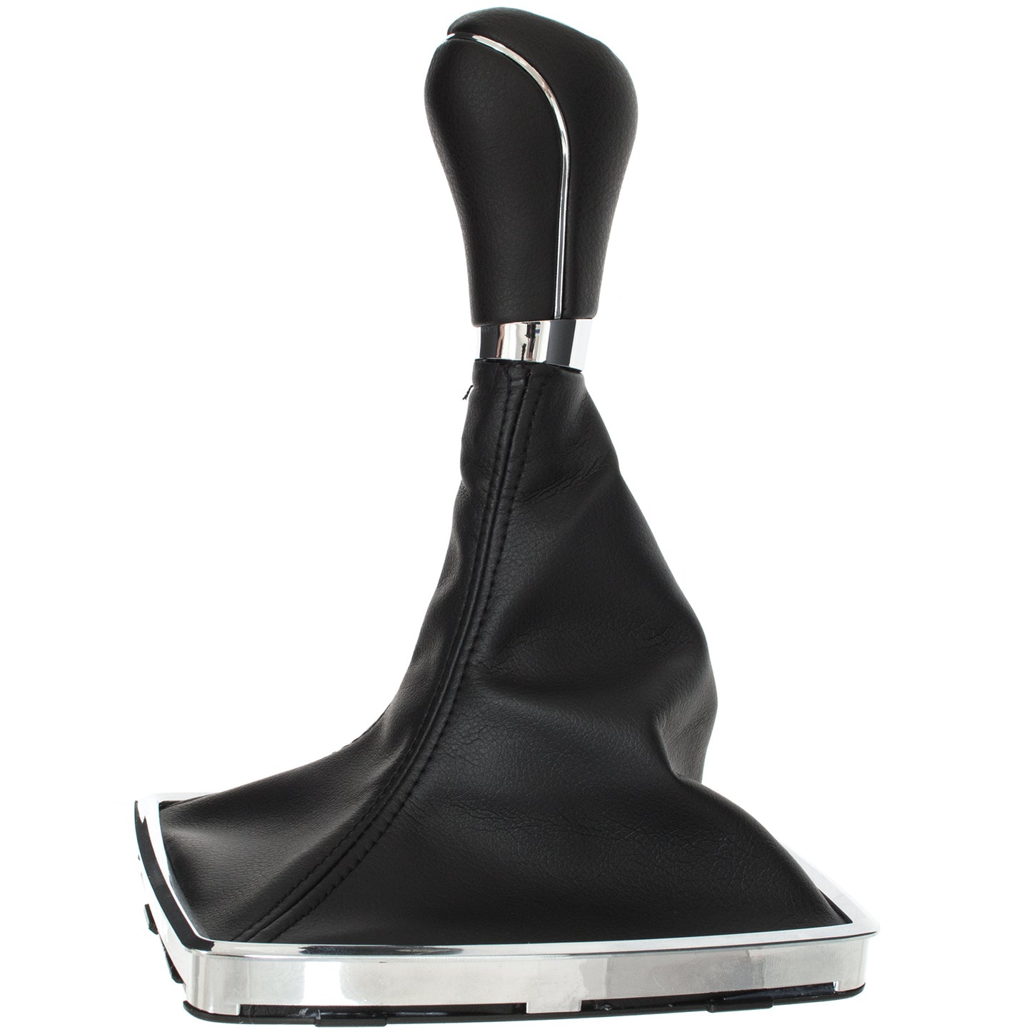 Mercedes W204 C-Class 07-14 BLACK gear knob + BLACK gaiter with CHROME frame 6-SPEED DIAGRAM