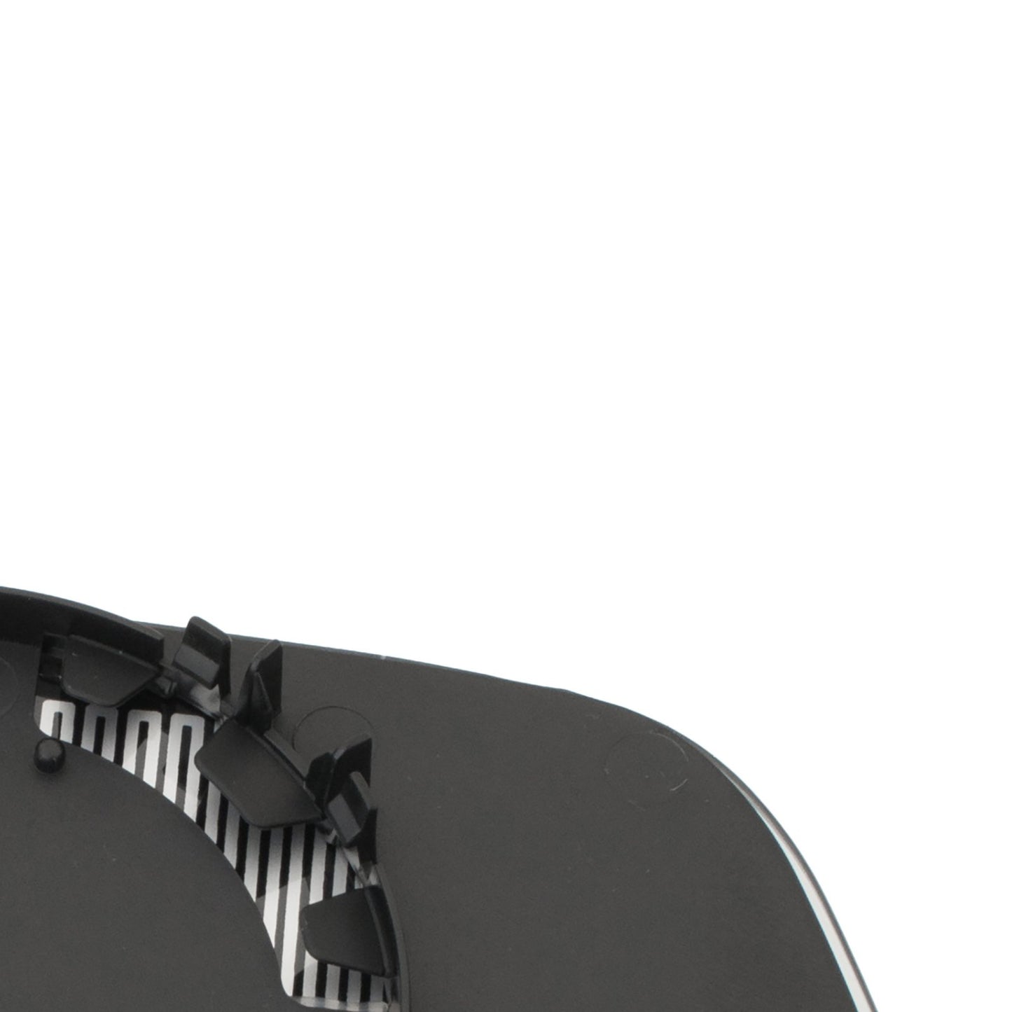 BMW 5 E60 / E61 03-10 mirror insert HEATED BLUE left