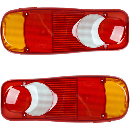 Citroen Jumper II box van rear lamp lens left + right 2 pcs. SET