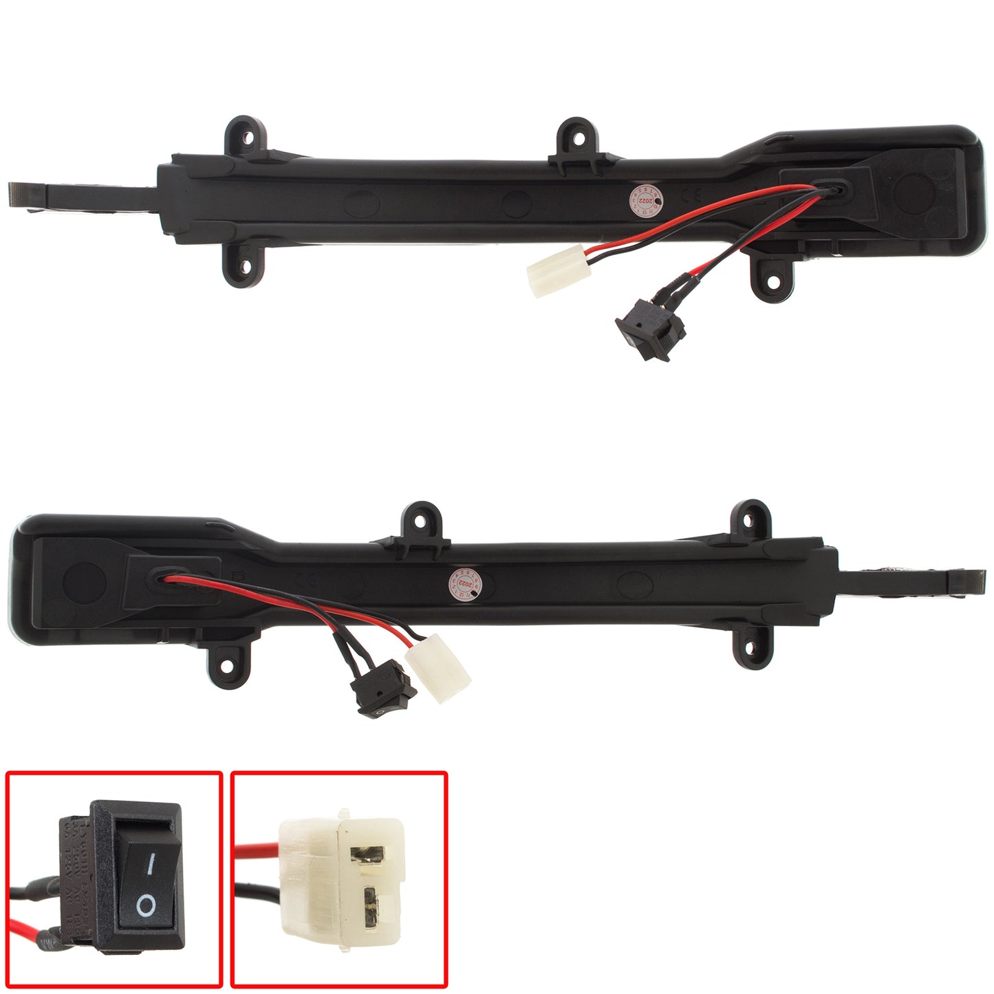 Audi Q7 4L 09-15 mirror indicator left + right SMOKED DYNAMIC LED 2 pcs. SET