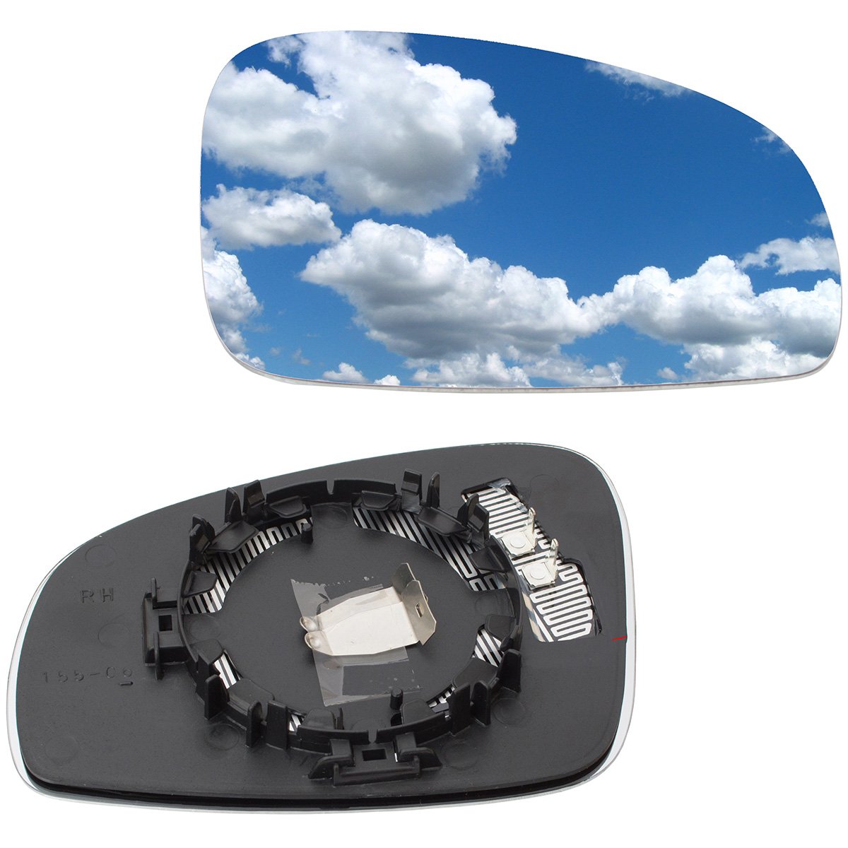 Skoda Fabia II 07-15 HEATED mirror insert right