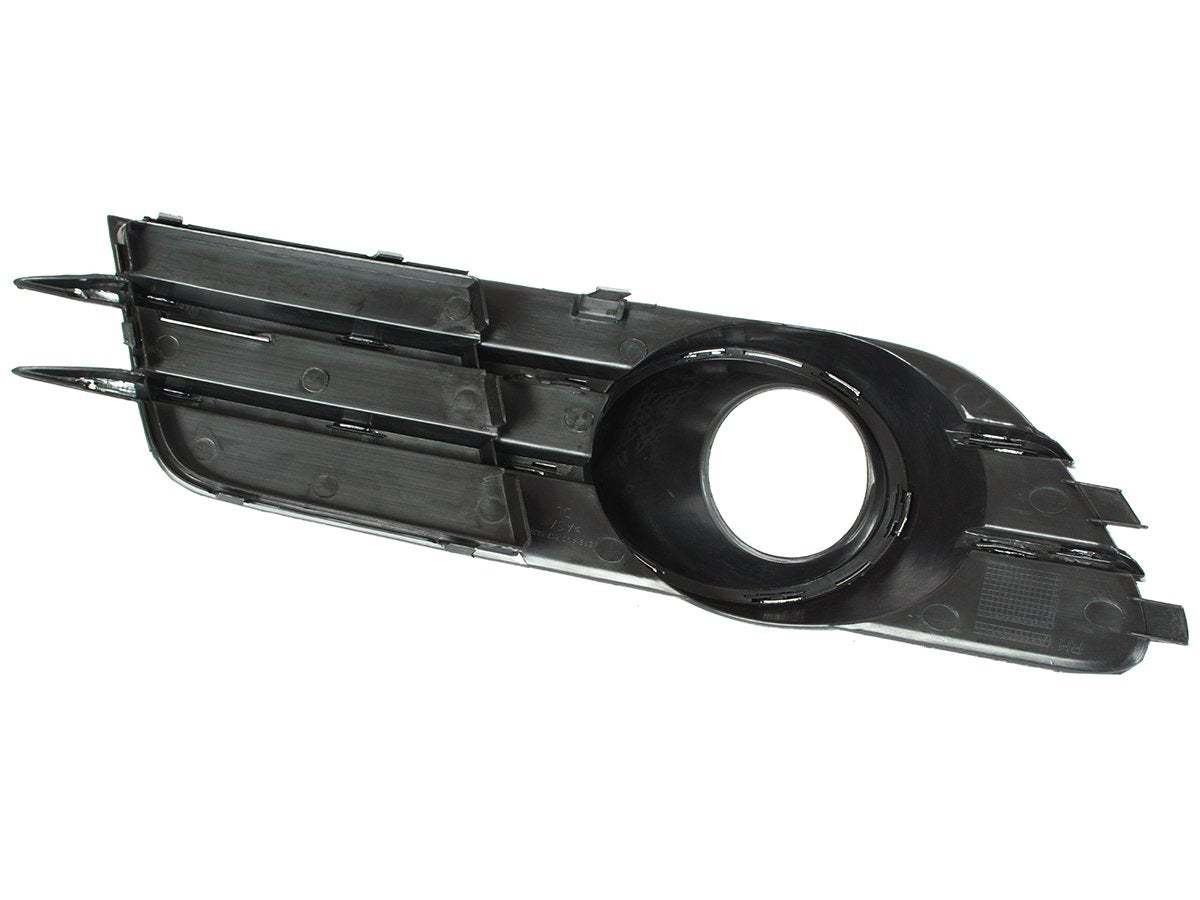 Audi A6 C7 11-14 WITH FOG LIGHTS right front bumper grille BLACK + CHROME
