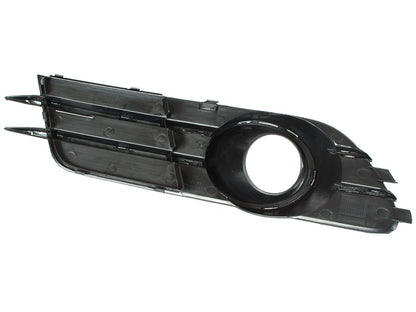 Audi A6 C7 11-14 WITH FOG LIGHTS right front bumper grille BLACK + CHROME