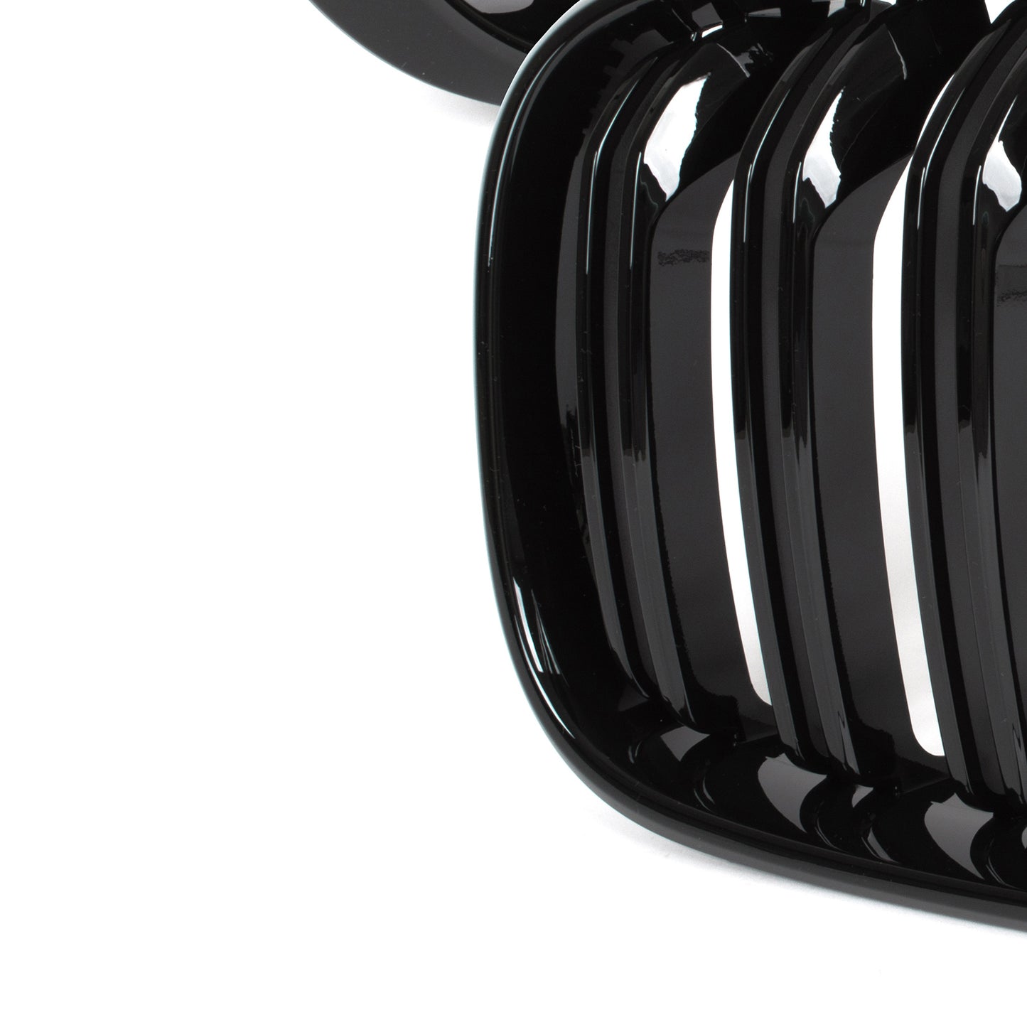 BMW X4 G02 2018- grilles (kidneys) left + right set BLACK GLOSSY DOUBLE BAR
