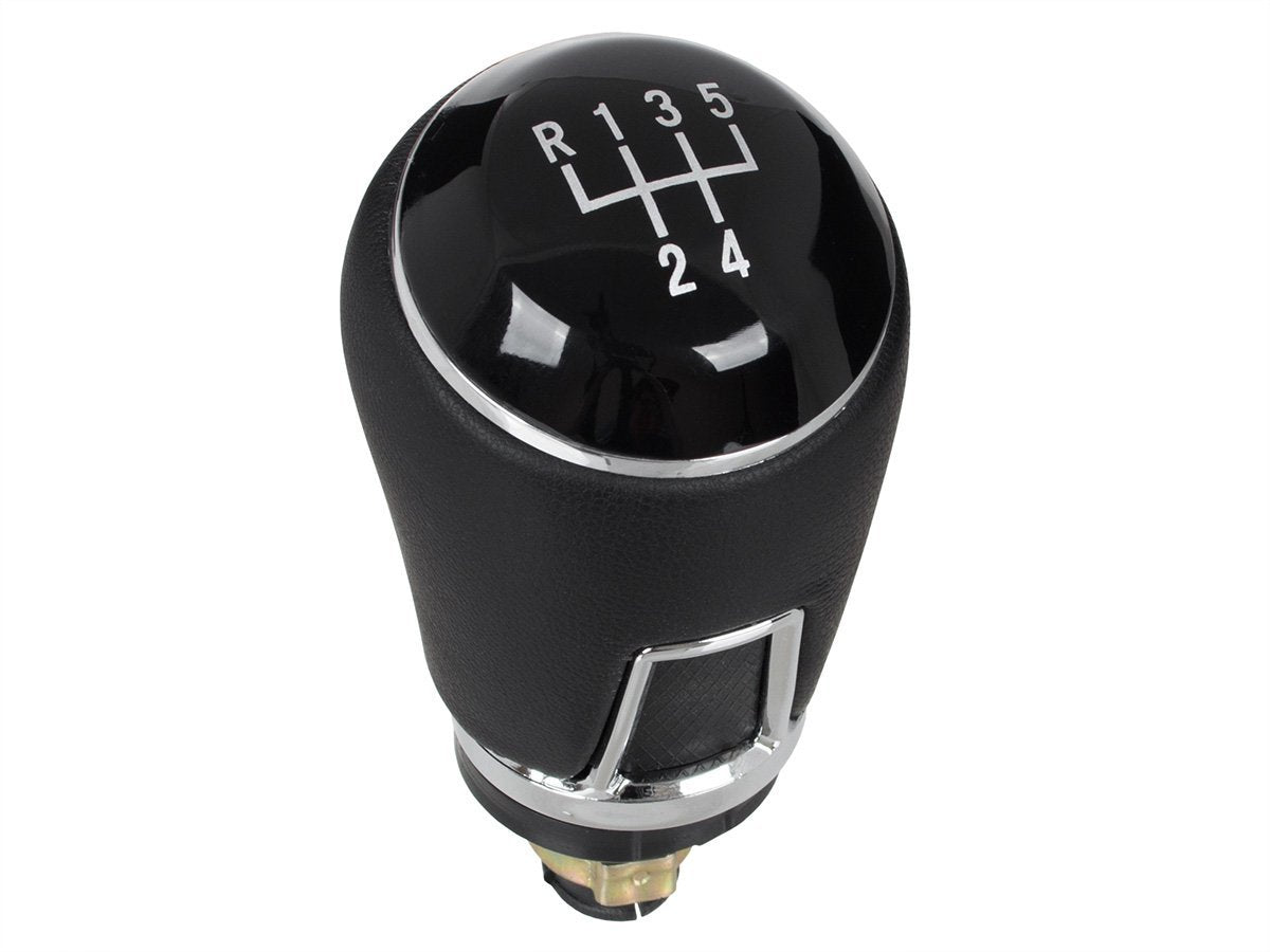 VW Passat B6 06-11 gear knob BLACK LEATHER 5 SPEED