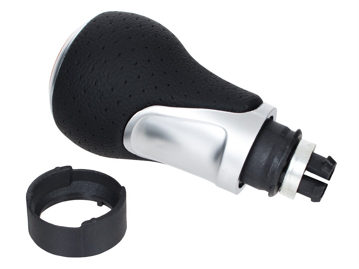 Audi A4 B6 00-04 Gear knob S-LINE BLACK + SILVER 5 SPEED (R at the bottom)