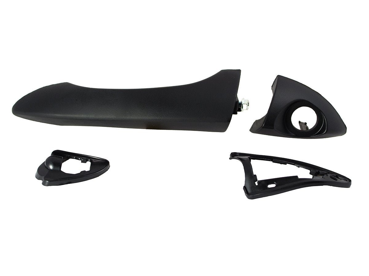 Przedmiot: klamka zewnętrzna do drzwi przednich
Strona: lewa
Producent: zamiennik
Kolor: nie lakierowane - w kolorze czarnego plastiku
Samochód: BMW X5 E53
Rok produkcji: 1999-2006