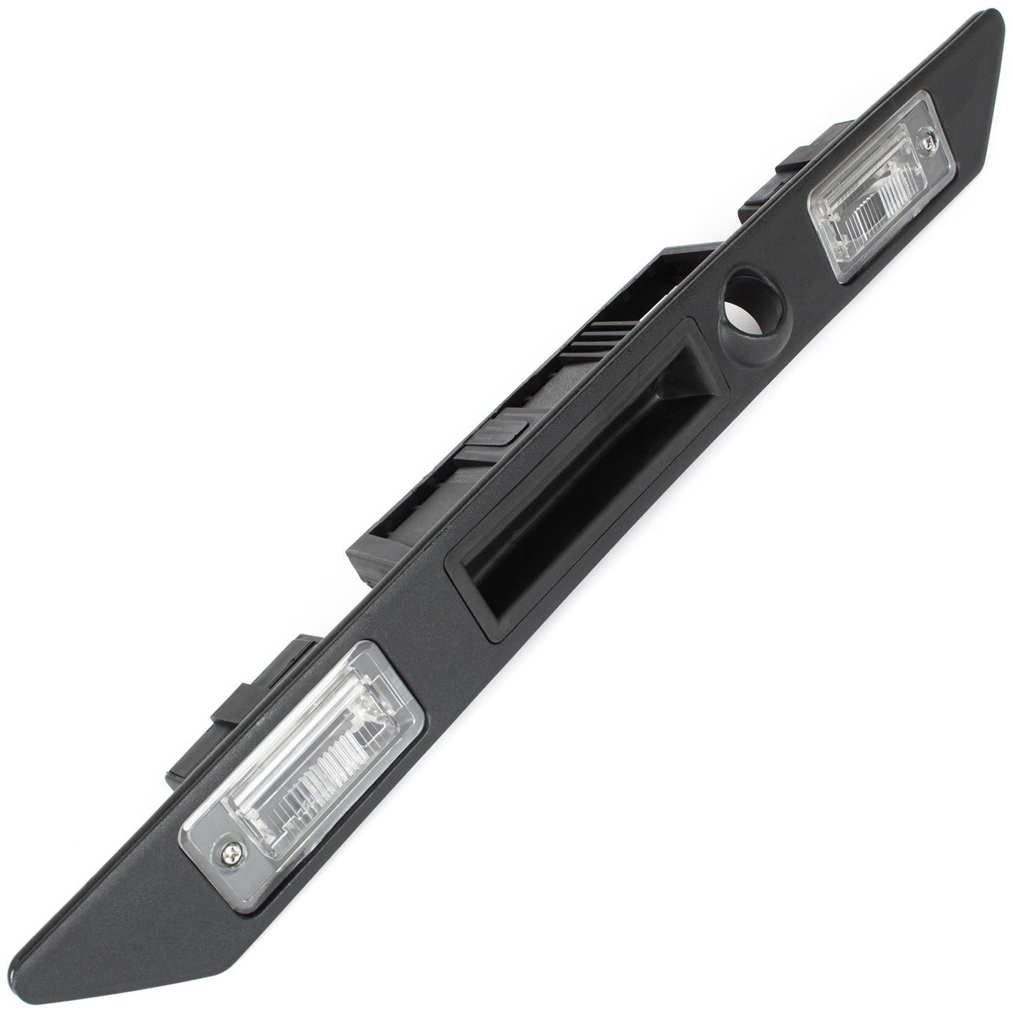 Audi A8 D4 2010- license plate light trim with rear tailgate opening microswitch