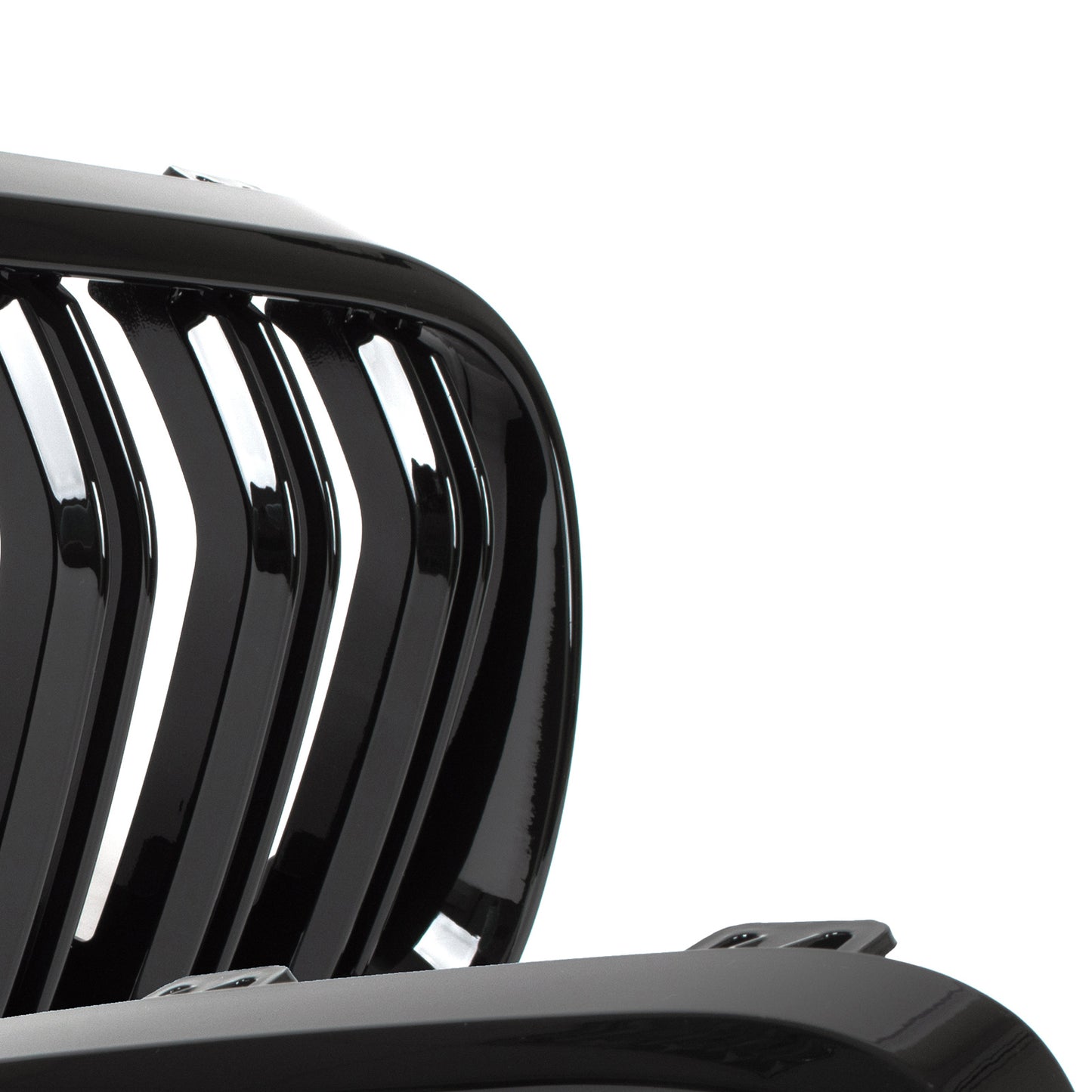 BMW 3 E92 E93 10-13 dummy grilles (kidneys) left + right set BLACK GLOSSY DOUBLE BAR