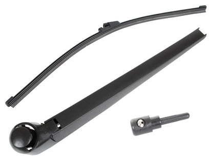 VW Caddy 2004 - TAILGATE VERSION rear wiper arm + blade + rear window washer nozzle 2 pcs SET