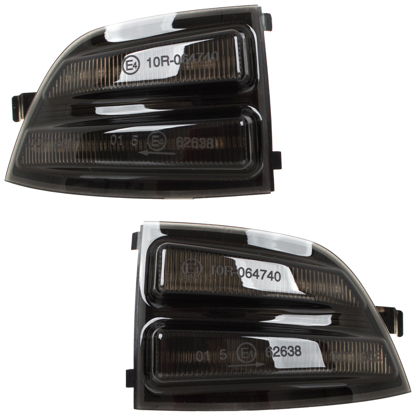 Ford Focus II C-MAX 03-07 Mirror Indicator Left + Right SMOKED DYNAMIC LED 2 pcs. SET