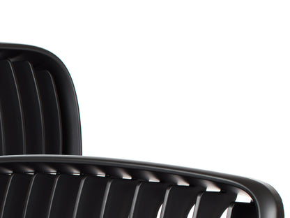 BMW 1 E81 E82 E87 E88 07-11 grilles (kidneys) left + right set BLACK MATTE