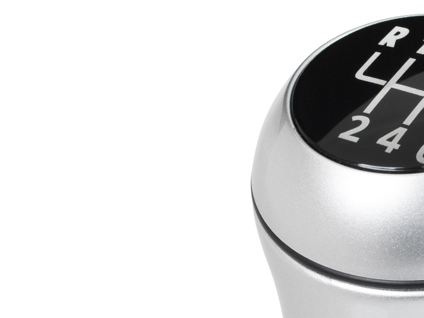 BMW E39 E46 E53 E60 E61 E81 E82 E83 E85 E87 E90 E91 E92 E93 gear knob SILVER+CHROME 6 SPEED