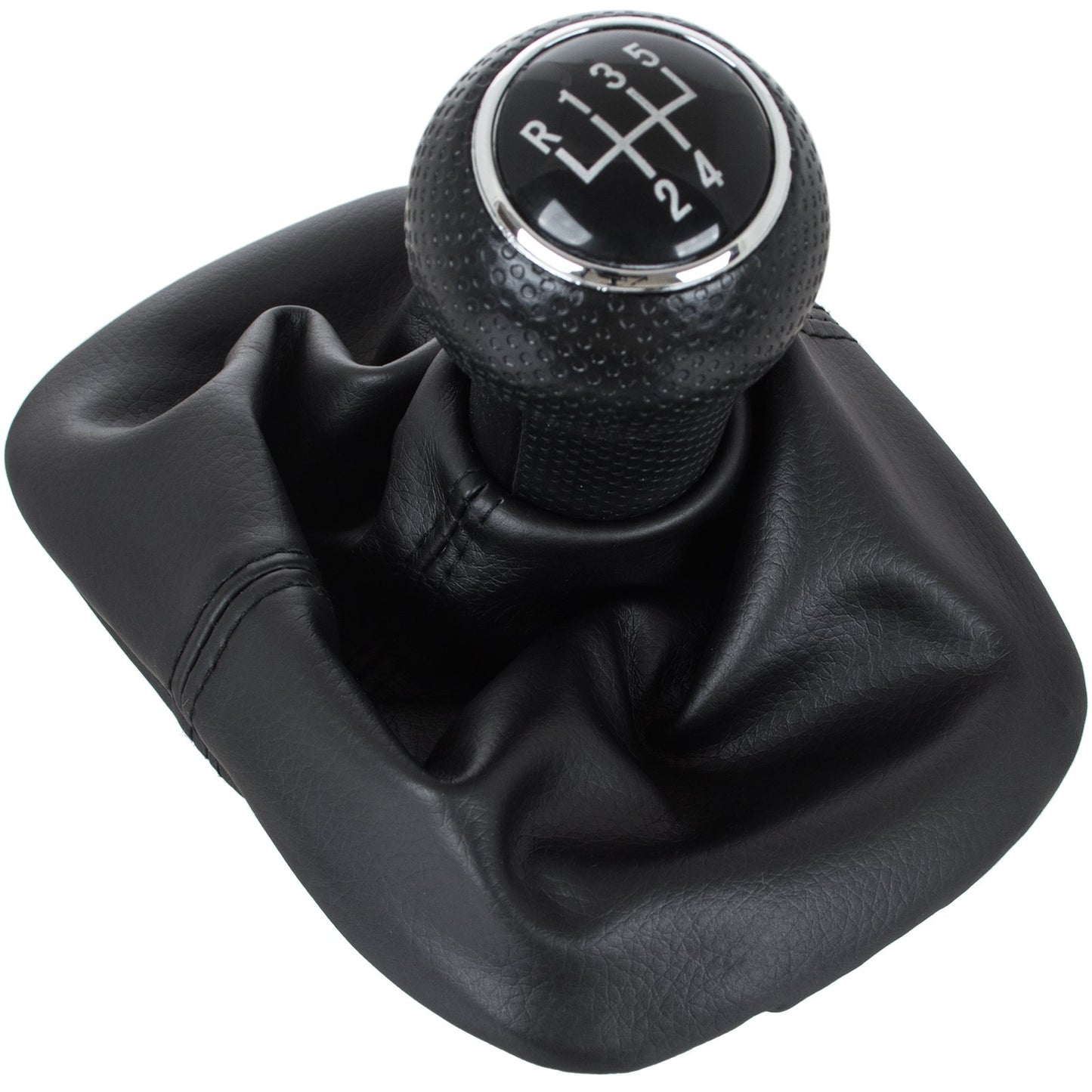 VW Golf IV 98-05 BLACK gear knob + GAITER 12 MM HOLE