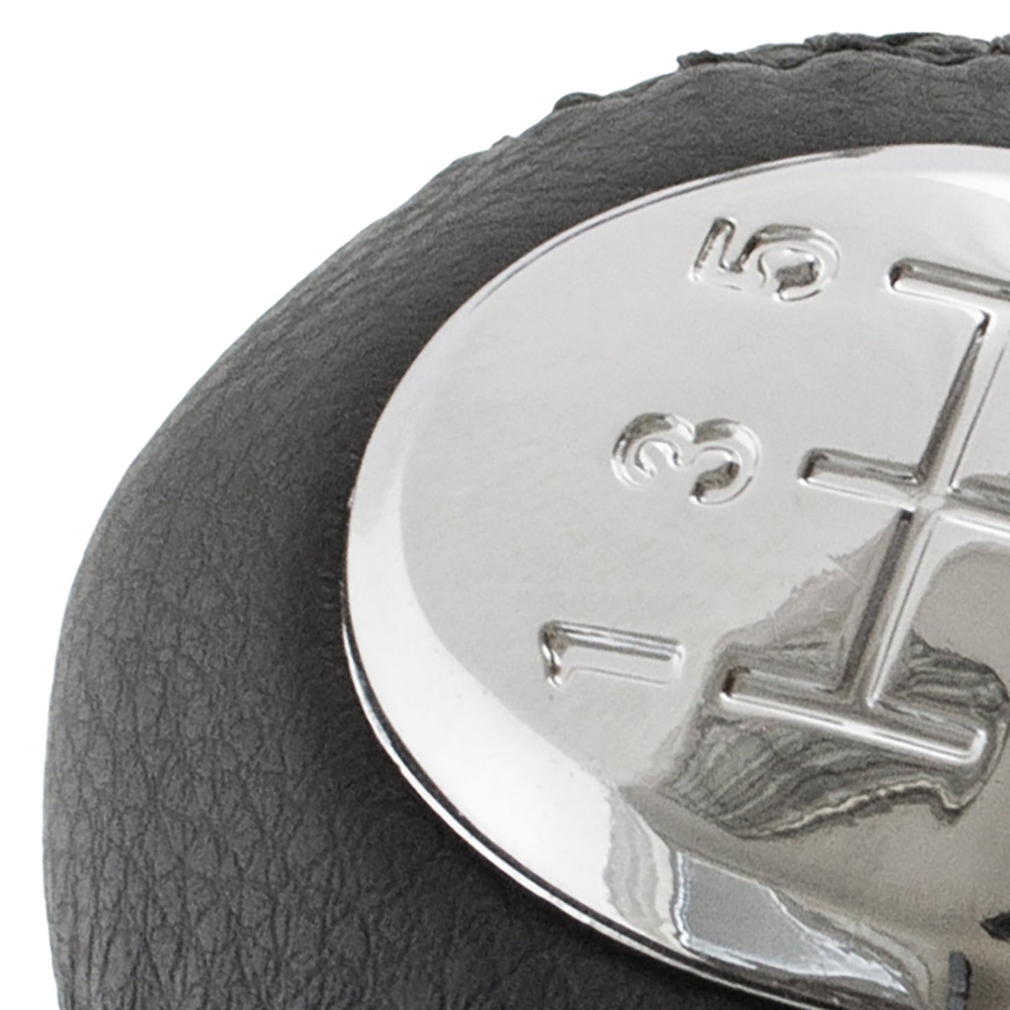 Mazda 323/323F BJ 98-04 gear knob BLACK LEATHER 5 SPEED 12 MM