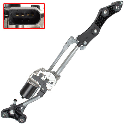 BMW E60 / E61 03-10 front windshield wiper mechanism + MOTOR