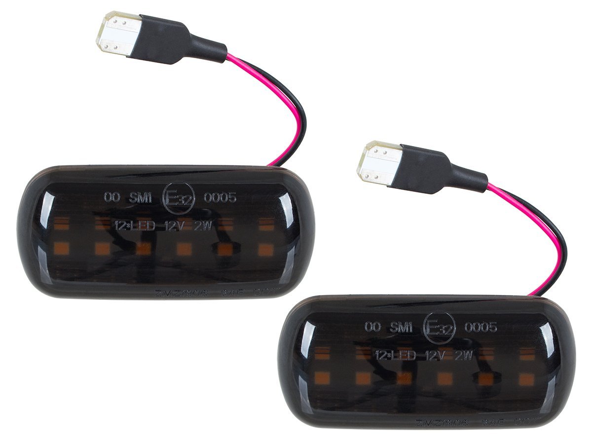Audi A6 C5 00-05 LED SIDE INDICATOR SMOKED DYNAMIC 2 pcs. SET