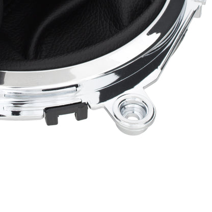 Audi TT 8J 06-14 BLACK / CHROME gear knob + BLACK GAITER WITH CHROME FRAME 6 SPEED
