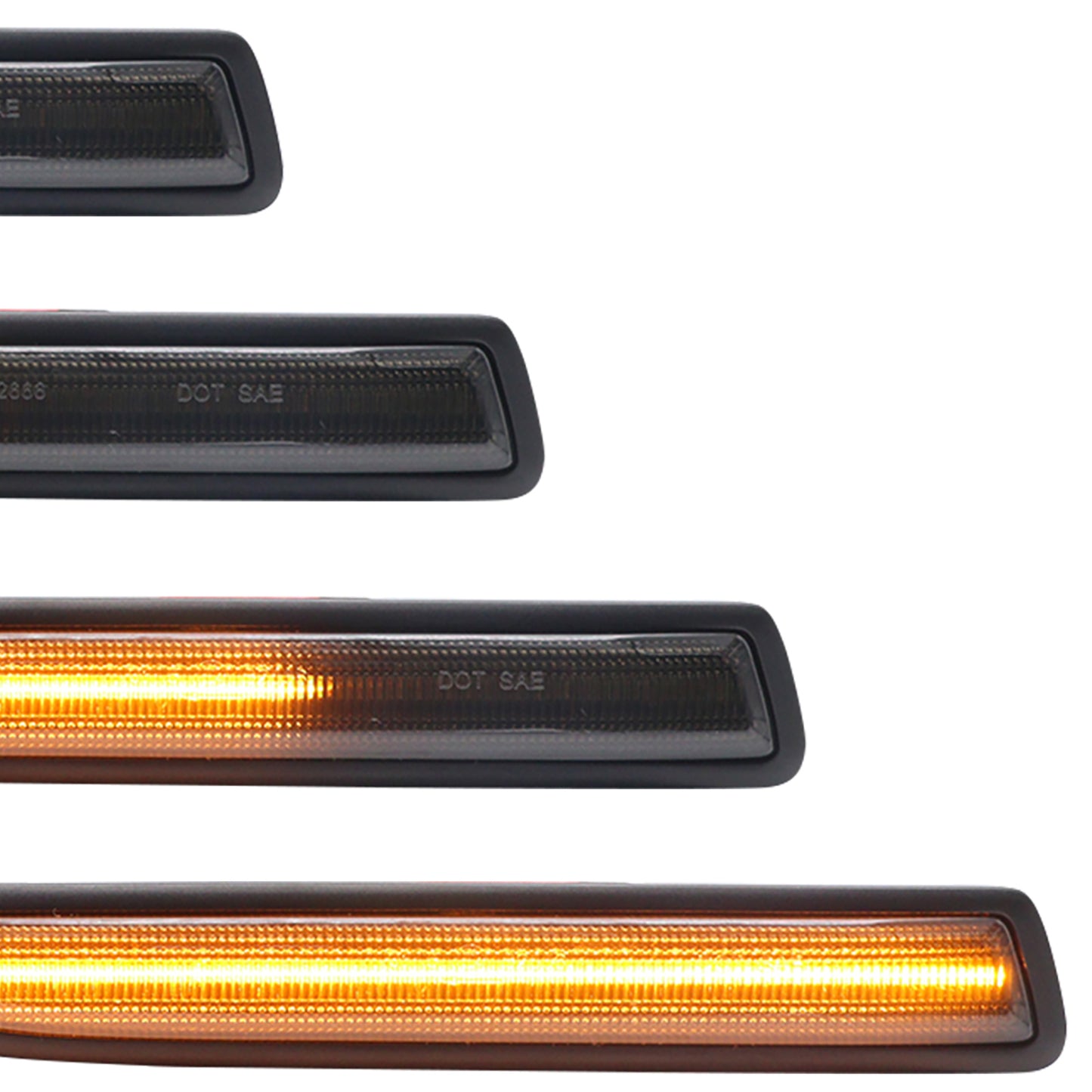 Ford Mondeo IV 07-15 LED Side Indicator SMOKED DYNAMIC 2 pcs. SET