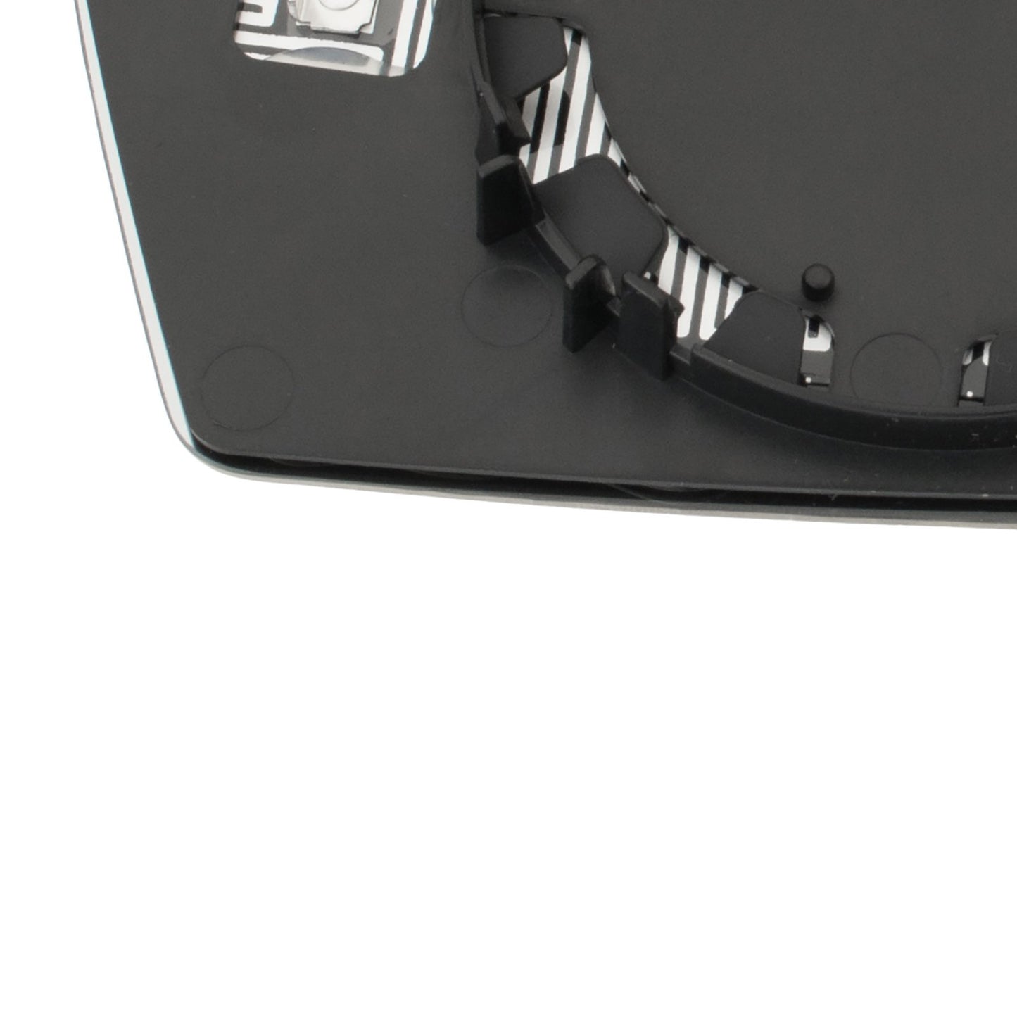 BMW 5 E60 / E61 03-10 mirror insert HEATED BLUE left