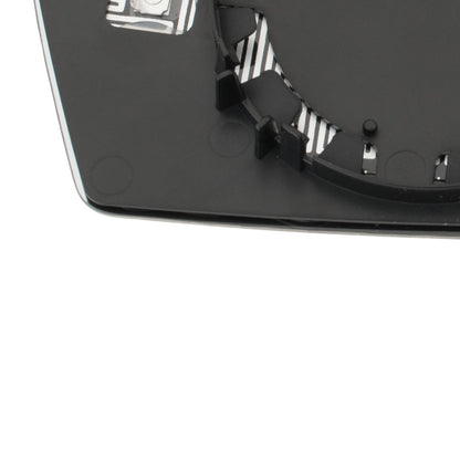 BMW 5 E60 / E61 03-10 mirror insert HEATED BLUE left