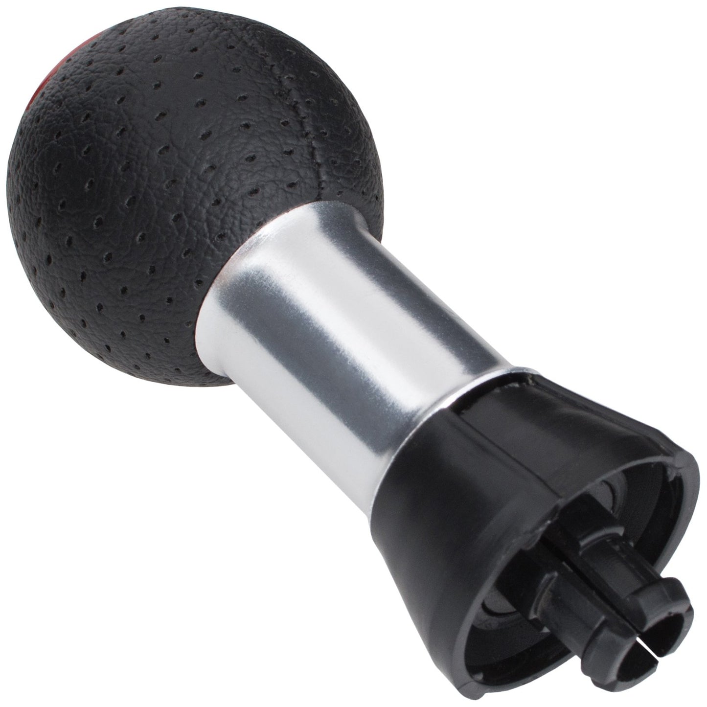 Audi A4 B6 00-04 BLACK gear knob + RED RING 5 GEARS