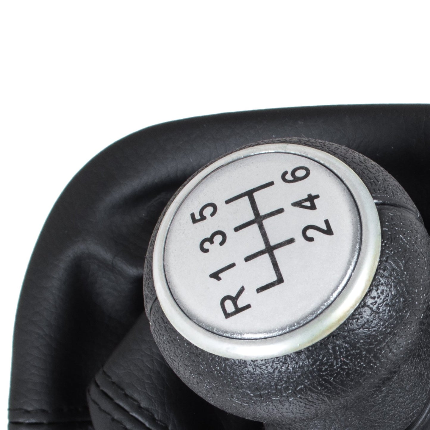 VW Passat B5 96-00 gear knob SILVER + gaiter with frame 6 SPEEDS