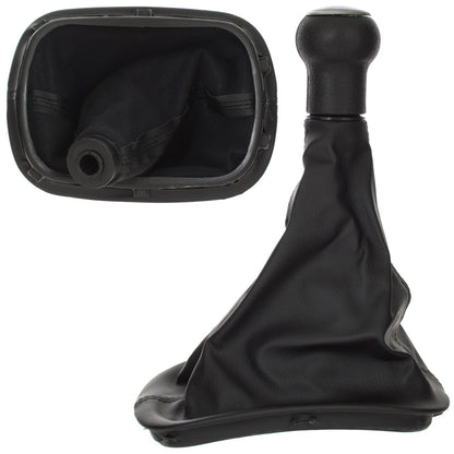 VW Passat B5 96-00 gear knob SILVER + gaiter with frame 6 SPEEDS