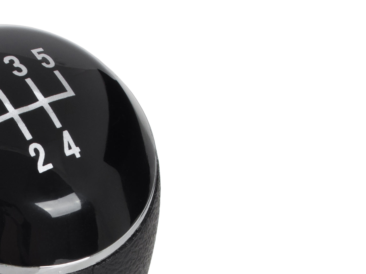 Skoda Rapid 12-17 gear knob BLACK 5-SPEED