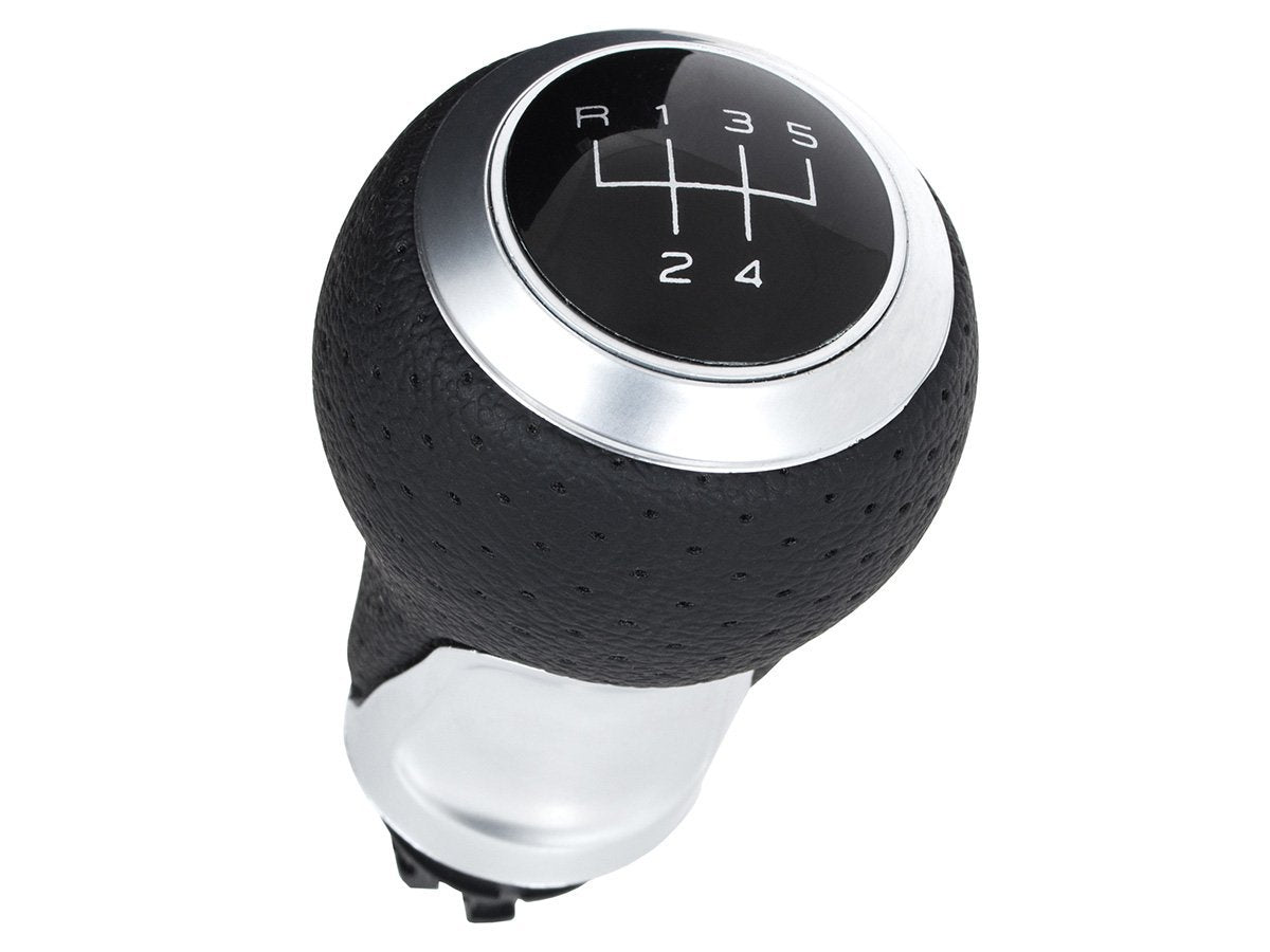 Audi A3 8L 96-03 gear knob BLACK + CHROME 5 GEARS
