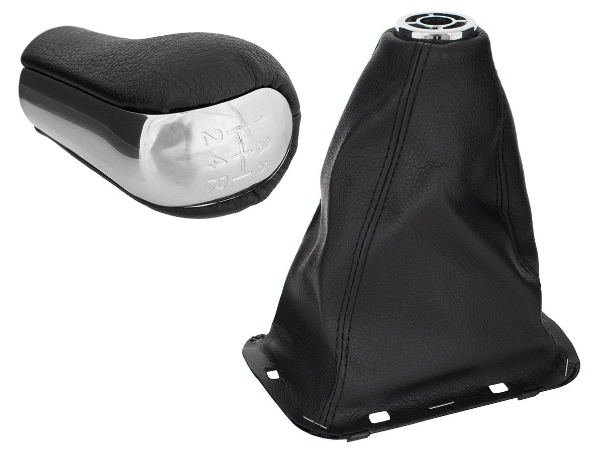 @@@@@ GEAR SHIFT KNOB + BOOT - Toyota Avensis II 03-09 5-SPEED knob + gear stick protective boot 2 pcs SET
