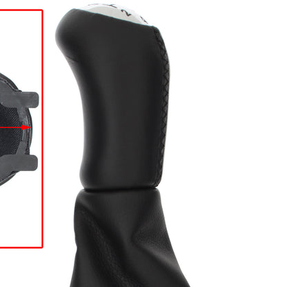 Renault Thalia 08-13 GEAR KNOB ECO-LEATHER + GAITER 5 SPEEDS