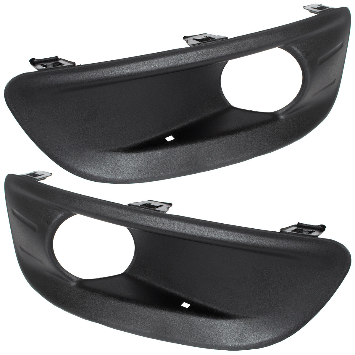 Citroen C4 2010 - WITH FOG LIGHTS grille trim for front bumper, left + right, 2 pcs, SET