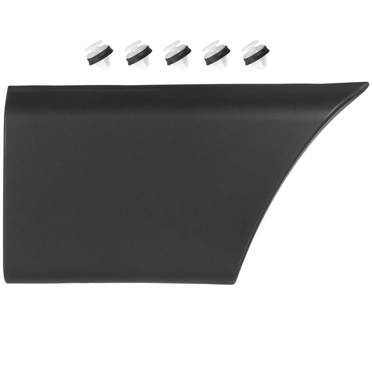 Renault Master III 2010- L2 version side molding BEHIND rear wheel WITHOUT HOLE right