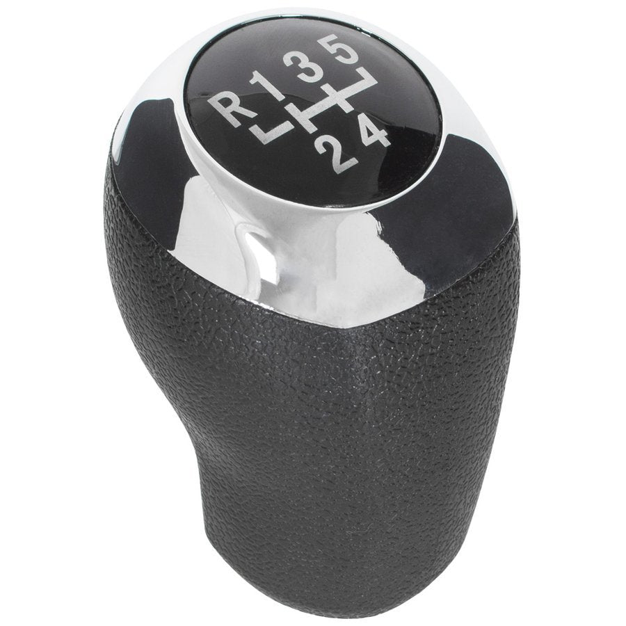 Hyundai i20 07-12 gear knob BLACK + CHROME 5 SPEED