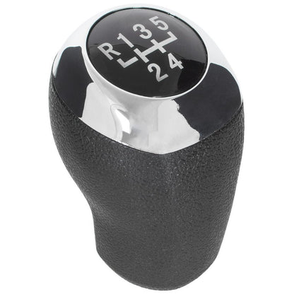 Hyundai i20 07-12 gear knob BLACK + CHROME 5 SPEED
