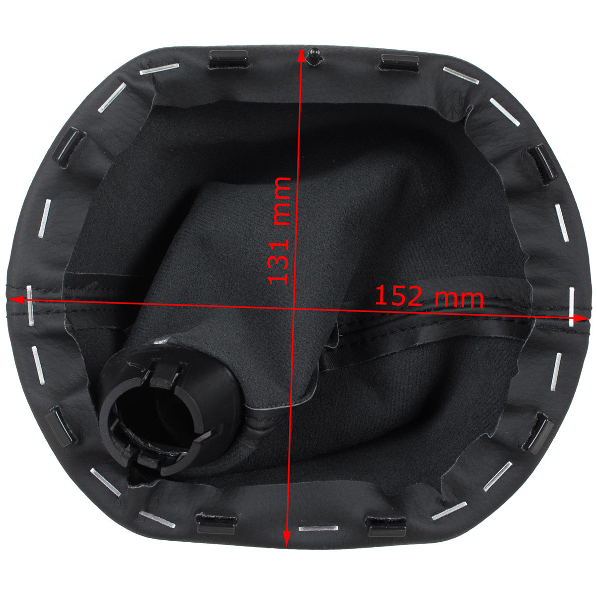 Kia Sportage III 10-15 gearstick gaiter BLACK + frame