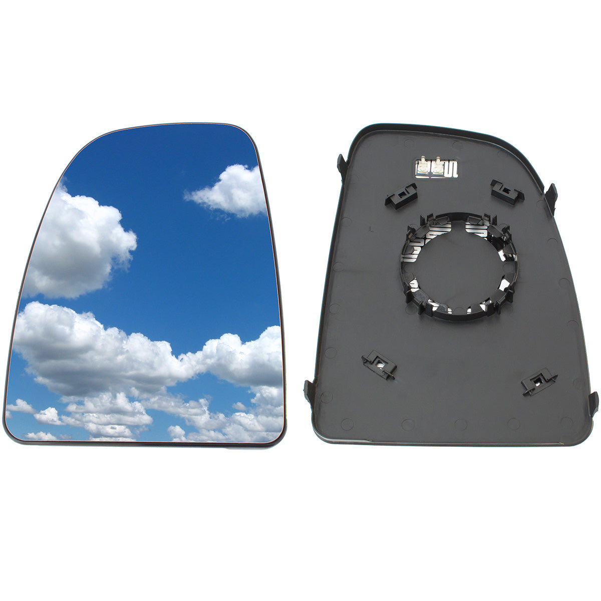 Fiat Ducato 2006- mirror glass UPPER HEATED left