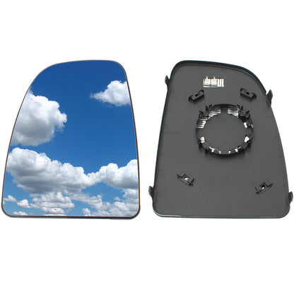 Fiat Ducato 2006- mirror glass UPPER HEATED left